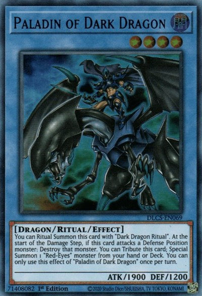 Paladin of Dark Dragon (DLCS-EN069) [Dragons of Legend: The Complete Series]