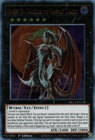 Number 24: Dragulas the Vampiric Dragon (DLCS-EN118) [Dragons of Legend: The Complete Series]