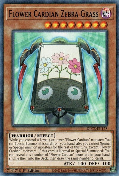 Flower Cardian Zebra Grass (DLCS-EN128) [Dragons of Legend: The Complete Series]
