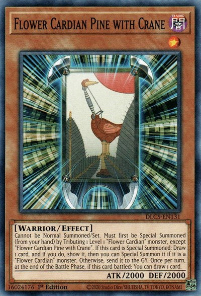 Flower Cardian Pine with Crane (DLCS-EN131) [Dragons of Legend: The Complete Series]