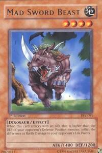 Mad Sword Beast (PSV-091) [Pharaoh's Servant]