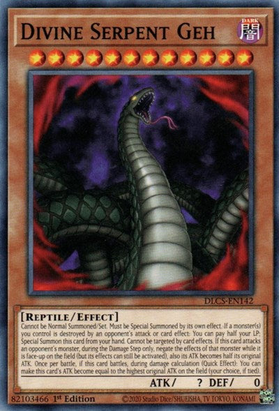 Divine Serpent Geh (DLCS-EN142) [Dragons of Legend: The Complete Series]