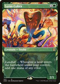 Lotus Cobra (Showcase) (307) [Zendikar Rising]