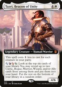 Tazri, Beacon of Unity (Extended Art) (324) [Zendikar Rising]
