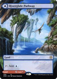 Riverglide Pathway (Borderless) (289) [Zendikar Rising]