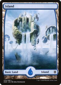 Island (270) - Full Art (270) [Zendikar Rising]