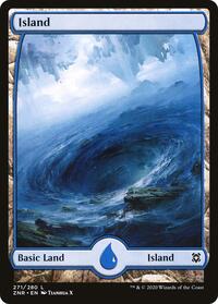 Island (271) - Full Art (271) [Zendikar Rising]