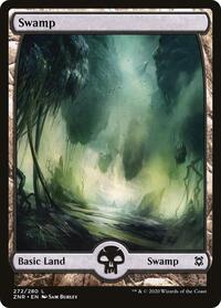 Swamp (272) - Full Art (272) [Zendikar Rising]