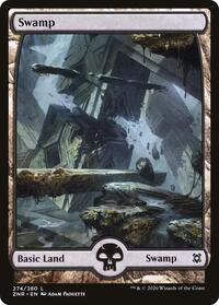 Swamp (274) - Full Art (274) [Zendikar Rising]