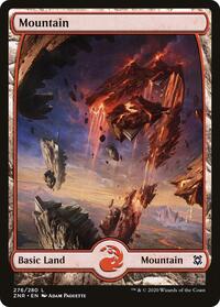 Mountain (276) - Full Art (276) [Zendikar Rising]