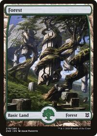 Forest (279) - Full Art (279) [Zendikar Rising]