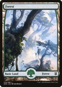 Forest (278) - Full Art (278) [Zendikar Rising]
