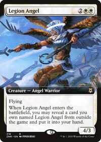 Legion Angel (Extended Art) (318) [Zendikar Rising]