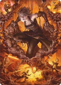 Nahiri, Heir of the Ancients Art Card (4/81) (4) [Art Series: Zendikar Rising]