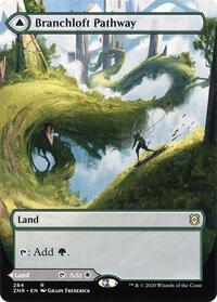 Branchloft Pathway (Borderless) (284) [Zendikar Rising]