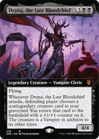 Drana, the Last Bloodchief (Extended Art) (338) [Zendikar Rising]