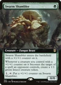 Swarm Shambler (Extended Art) (362) [Zendikar Rising]