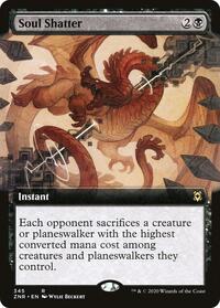 Soul Shatter (Extended Art) (345) [Zendikar Rising]