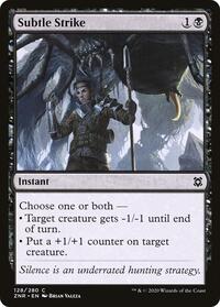 Subtle Strike (128) [Zendikar Rising]