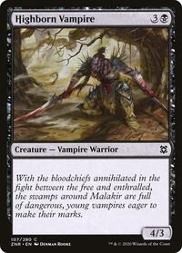 Highborn Vampire (107) [Zendikar Rising]