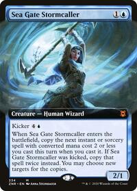 Sea Gate Stormcaller (Extended Art) (334) [Zendikar Rising]