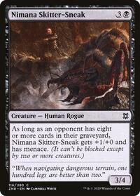 Nimana Skitter-Sneak (116) [Zendikar Rising]