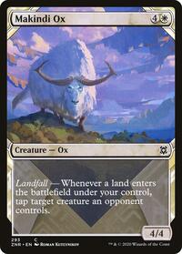 Makindi Ox (Showcase) (293) [Zendikar Rising]