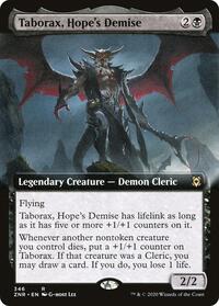 Taborax, Hope's Demise (Extended Art) (346) [Zendikar Rising]