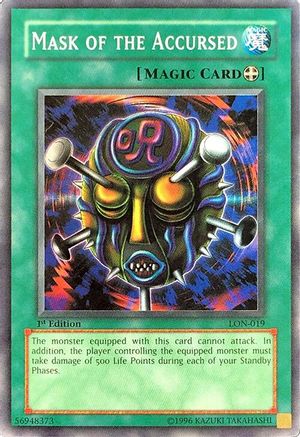 Mask of the Accursed (LON-019) - Labyrinth of Nightmare 1st Edition