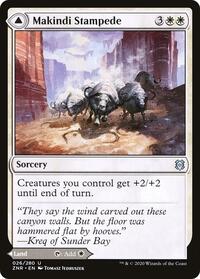 Makindi Stampede (26) [Zendikar Rising]