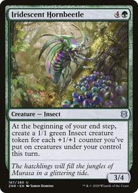 Iridescent Hornbeetle (187) [Zendikar Rising]