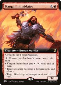 Kargan Intimidator (Extended Art) (347) [Zendikar Rising]