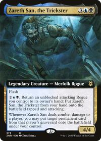 Zareth San, the Trickster (Extended Art) (373) [Zendikar Rising]