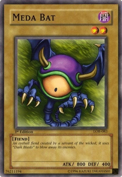 Meda Bat (LOB-083) [The Legend of Blue Eyes White Dragon]