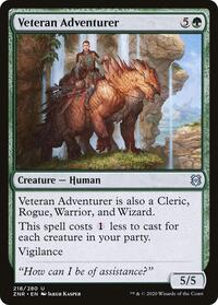 Veteran Adventurer (218) [Zendikar Rising]
