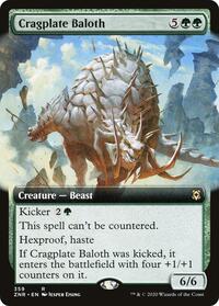 Cragplate Baloth (Extended Art) (359) [Zendikar Rising]