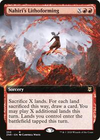 Nahiri's Lithoforming (Extended Art) (350) [Zendikar Rising]