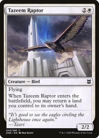 Tazeem Raptor (43) [Zendikar Rising]