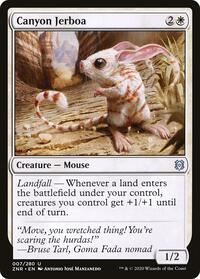 Canyon Jerboa (7) [Zendikar Rising]