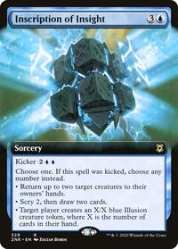 Inscription of Insight (Extended Art) (329) [Zendikar Rising]