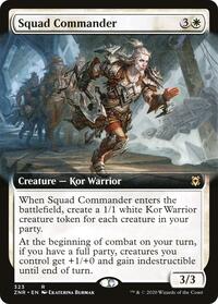 Squad Commander (Extended Art) (323) [Zendikar Rising]