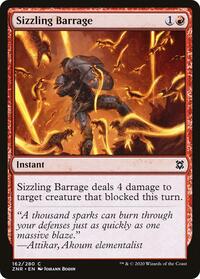 Sizzling Barrage (162) [Zendikar Rising]