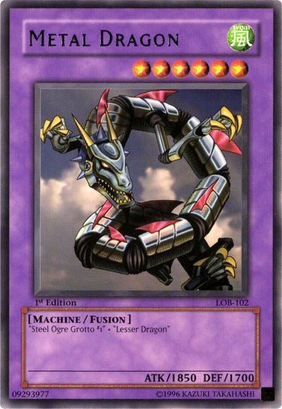 Metal Dragon (LOB-102) [The Legend of Blue Eyes White Dragon]