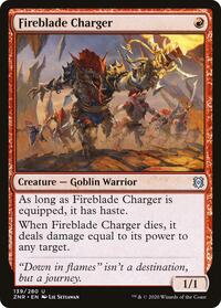 Fireblade Charger (139) [Zendikar Rising]