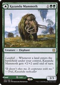 Kazandu Mammoth (189) [Zendikar Rising]