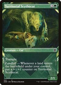 Territorial Scythecat (Showcase) (310) [Zendikar Rising]