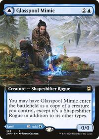 Glasspool Mimic (Extended Art) (328) [Zendikar Rising]
