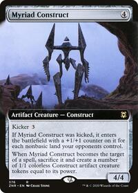 Myriad Construct (Extended Art) (376) [Zendikar Rising]
