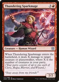 Thundering Sparkmage (171) [Zendikar Rising]
