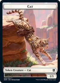 Cat Token (2) [Zendikar Rising]